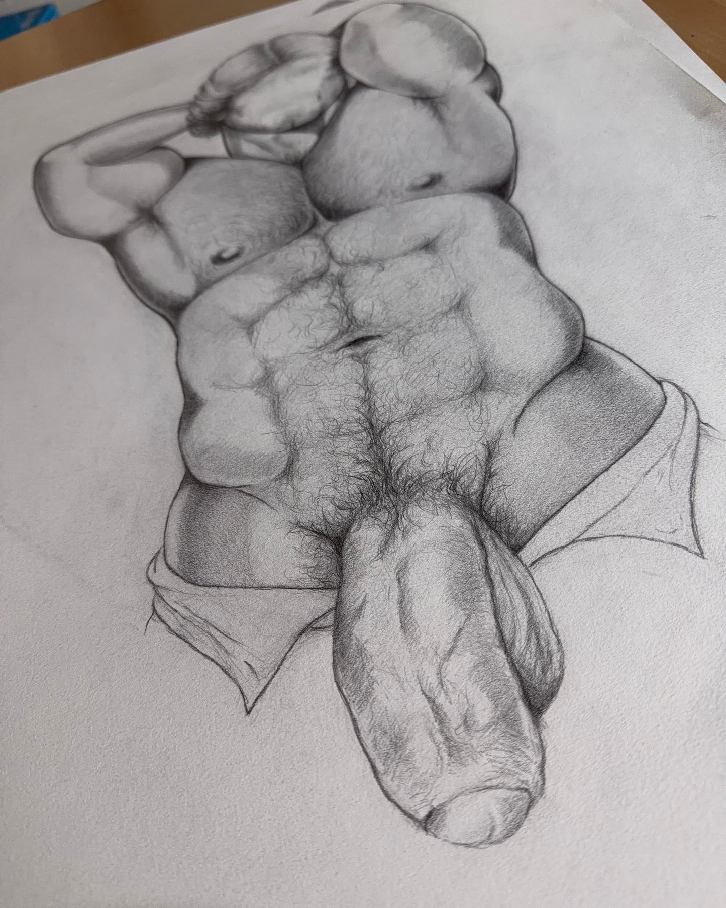 Faceless 1 Original Drawing