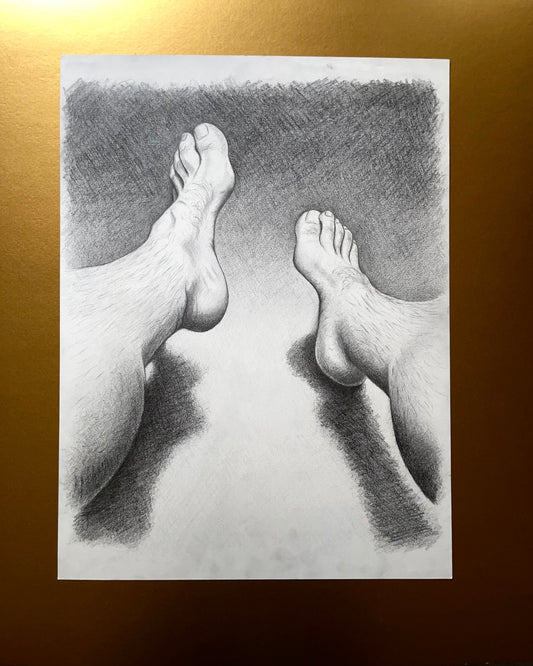 Floating Original Drawing