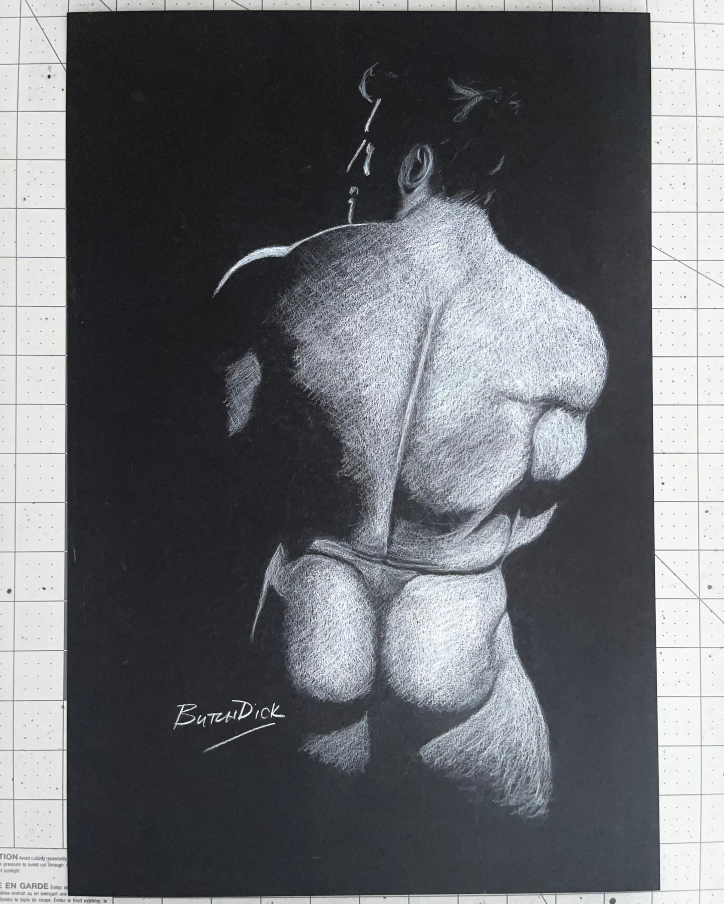Back Lit Original Drawing