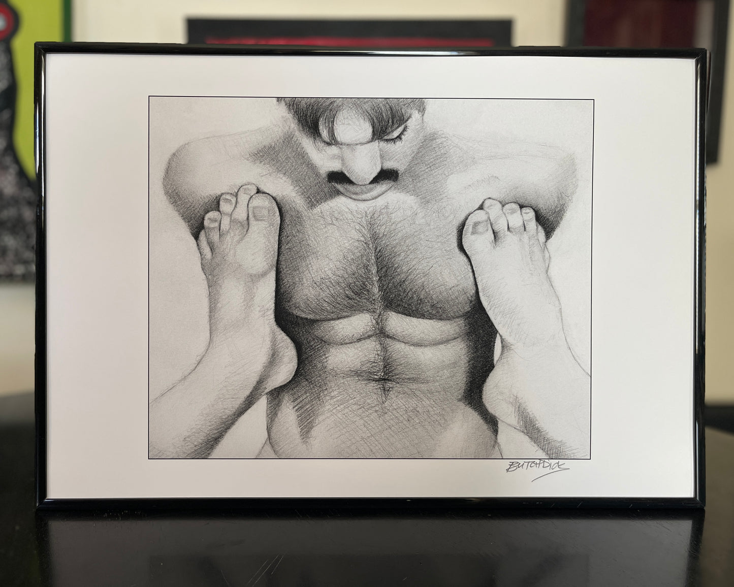 Footrest Inkjet Print