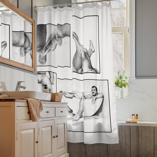 Collage Shower curtain