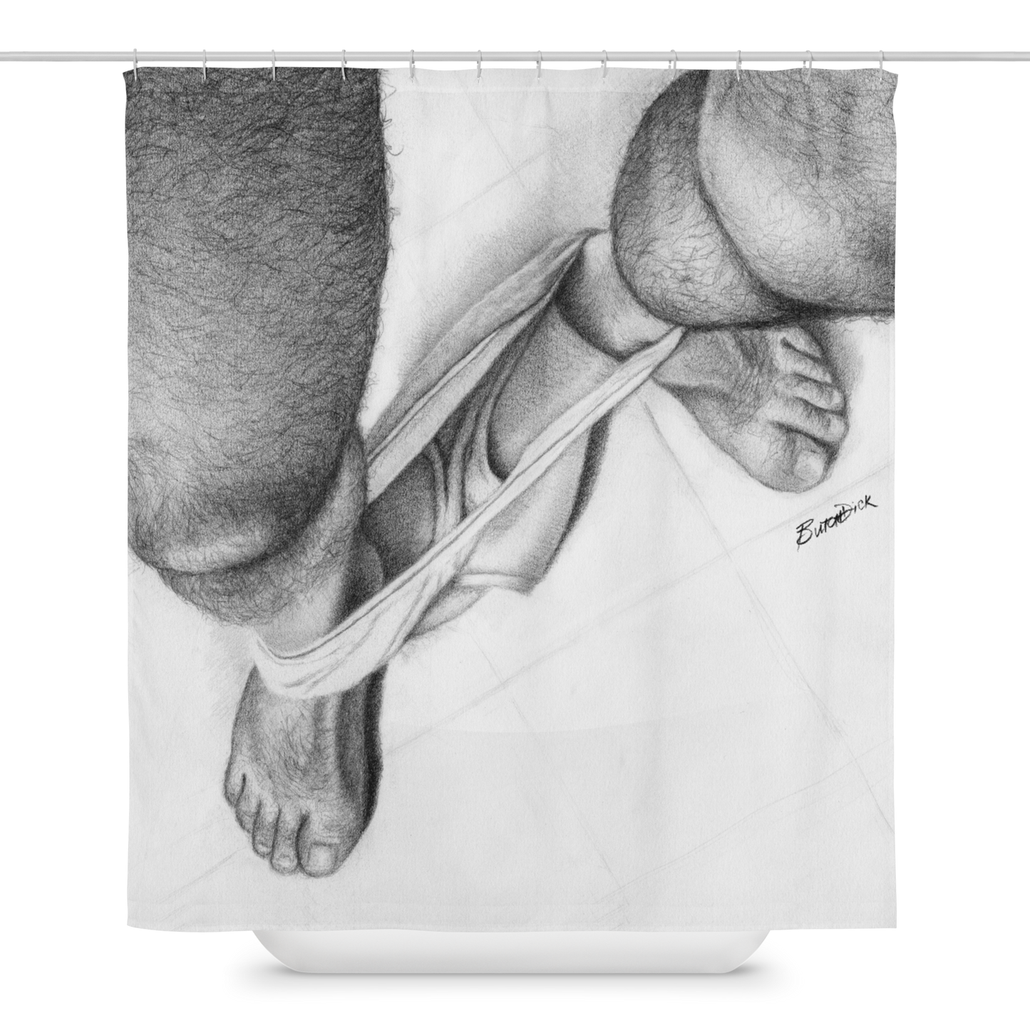 Bearfoot Shower Curtain