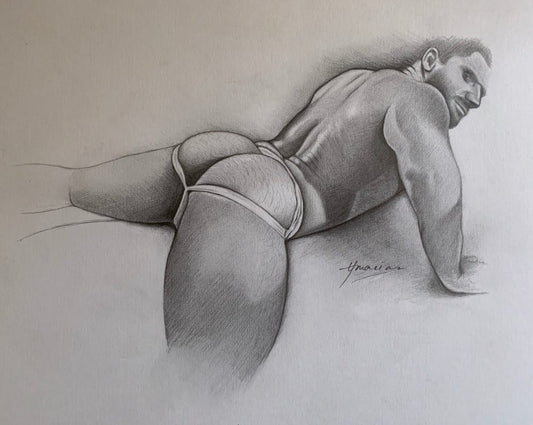 The Frenchman Original Drawing