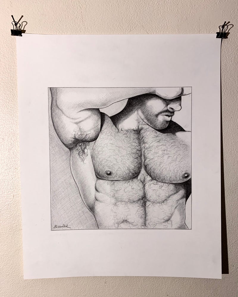 The Shy Man Original Drawing