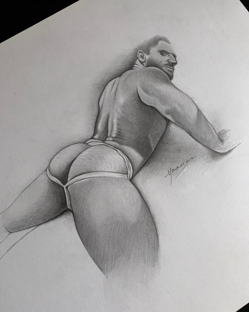 The Frenchman Original Drawing