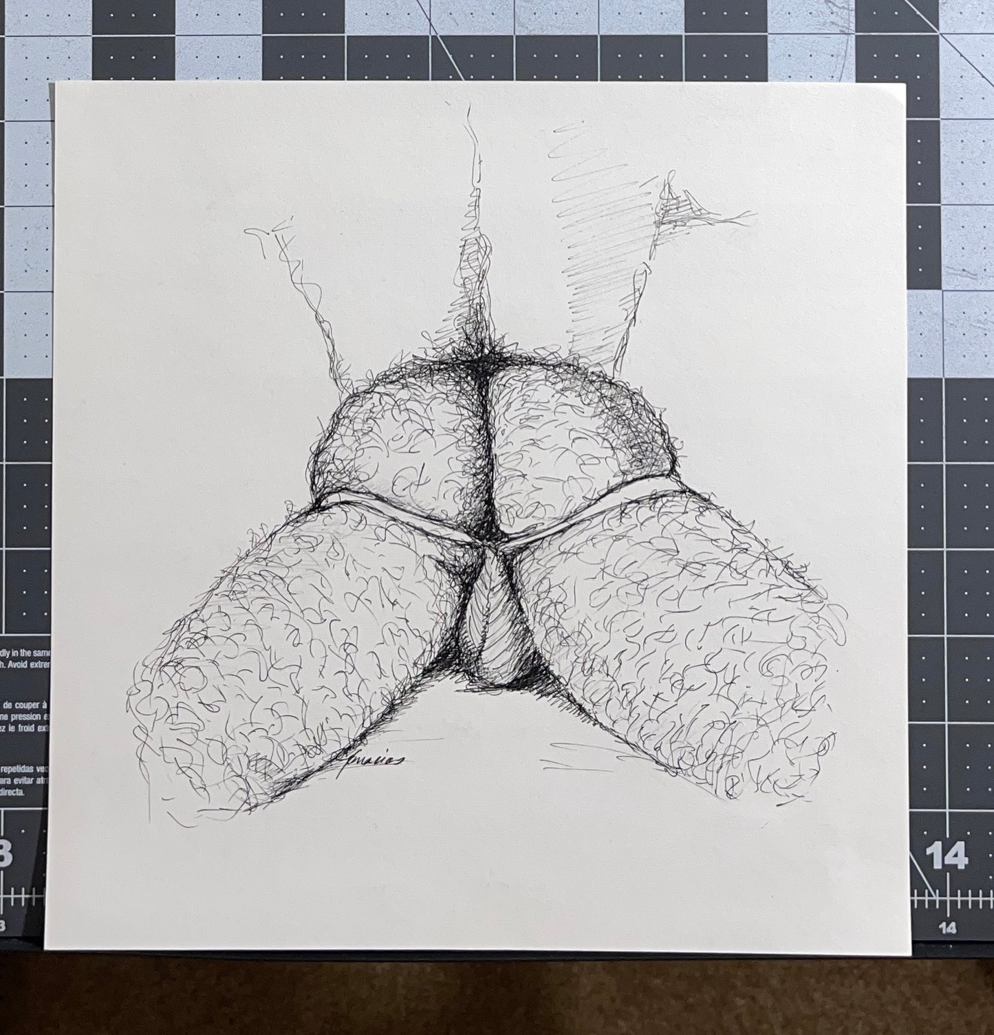 BUBBLE Original Pen Drawing