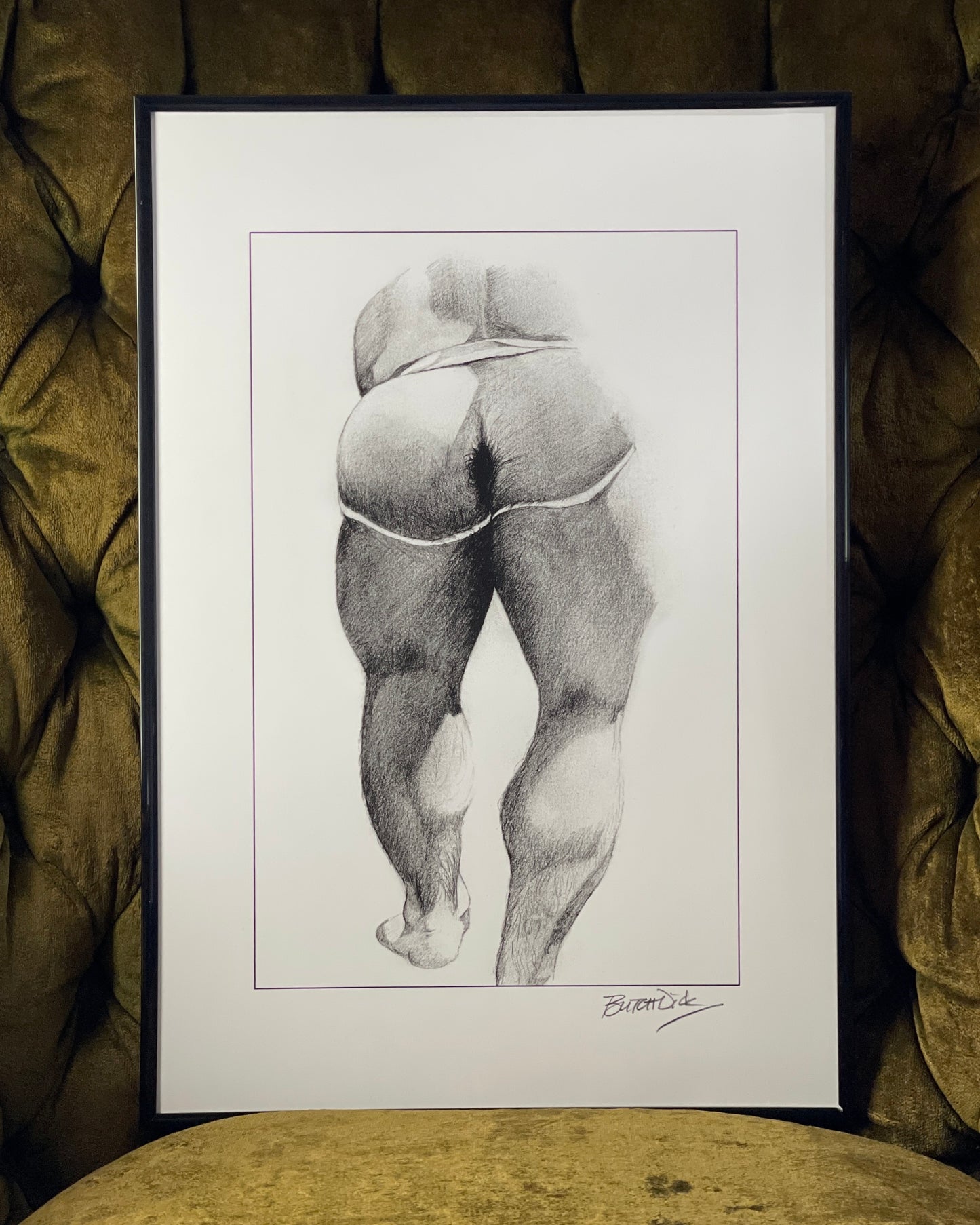 BUTT Inkjet Print