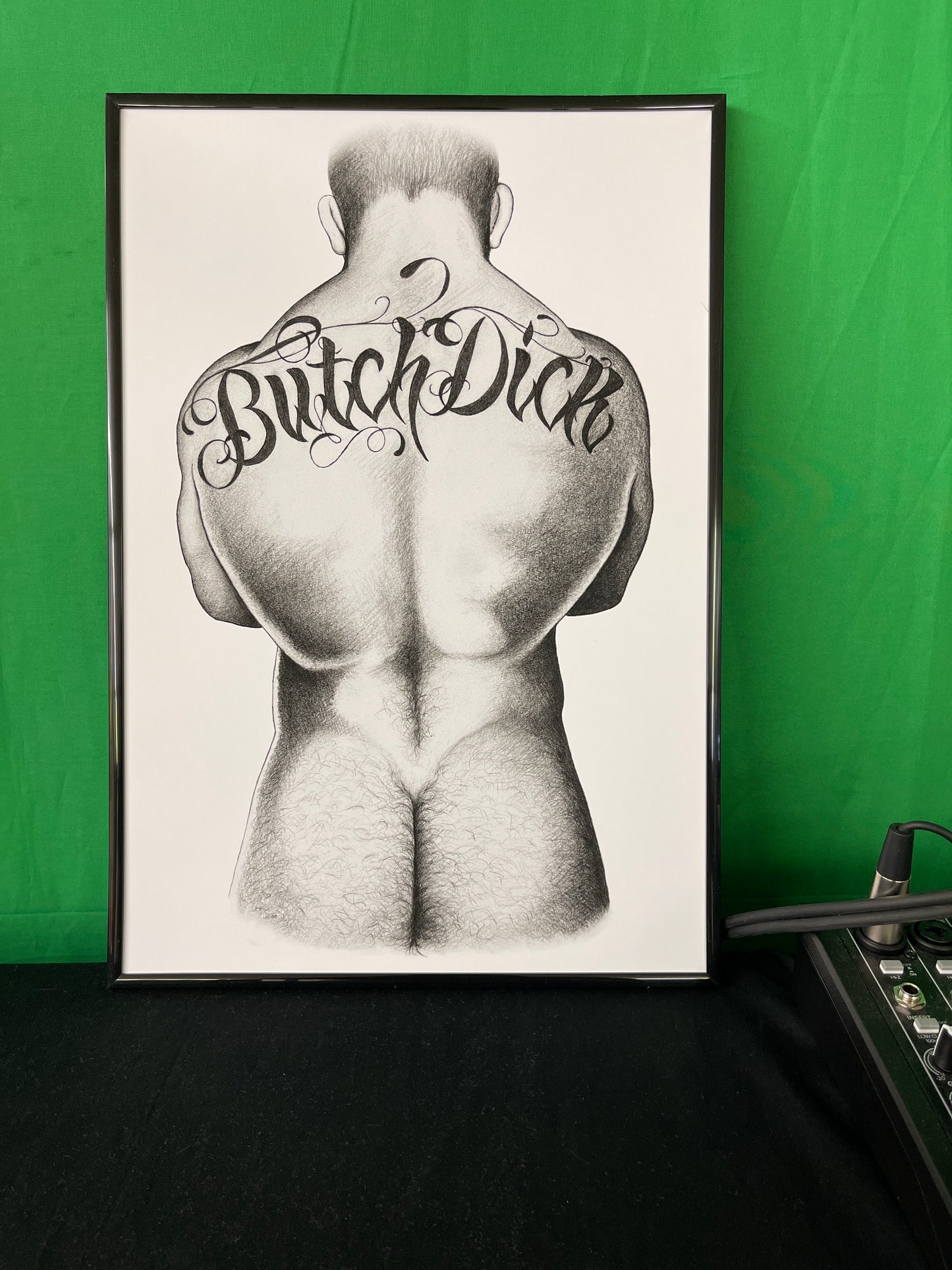 Arse Inkjet Print