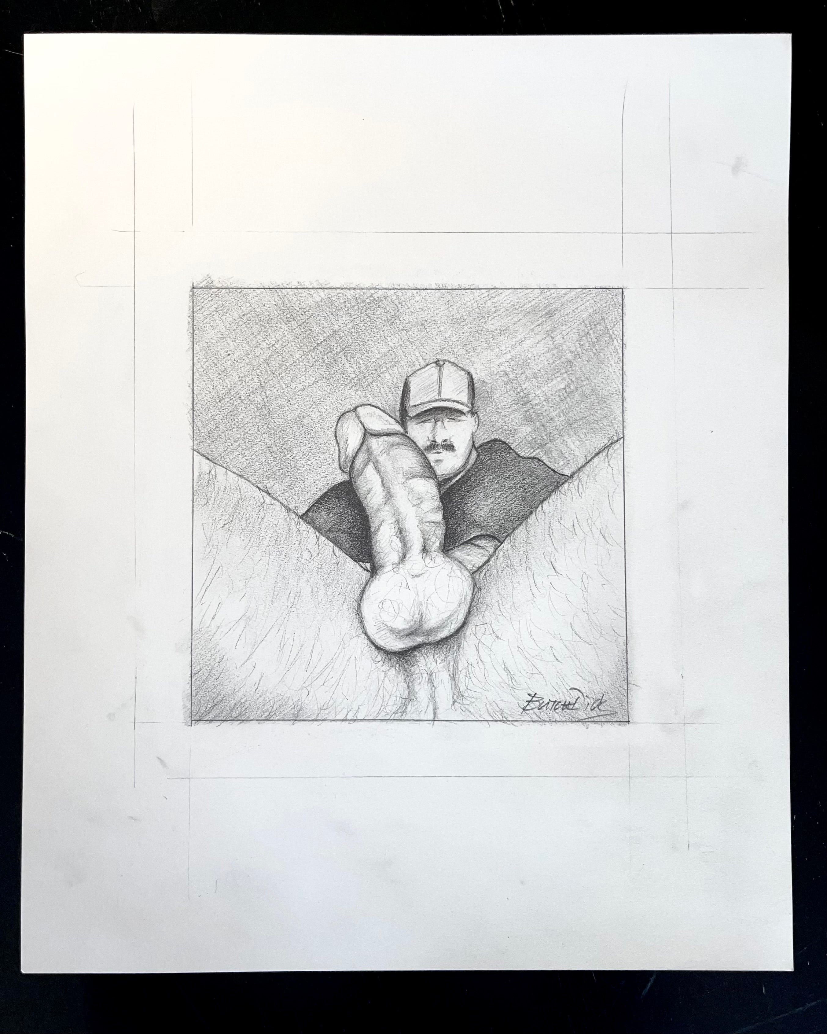 Big Steve Original Drawing