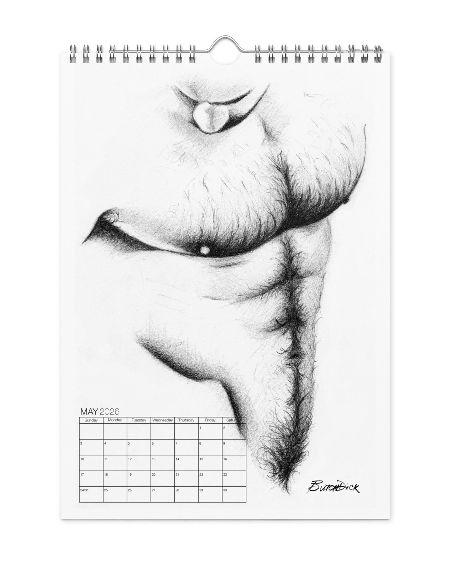ButchDick 2026 Wall Calendar