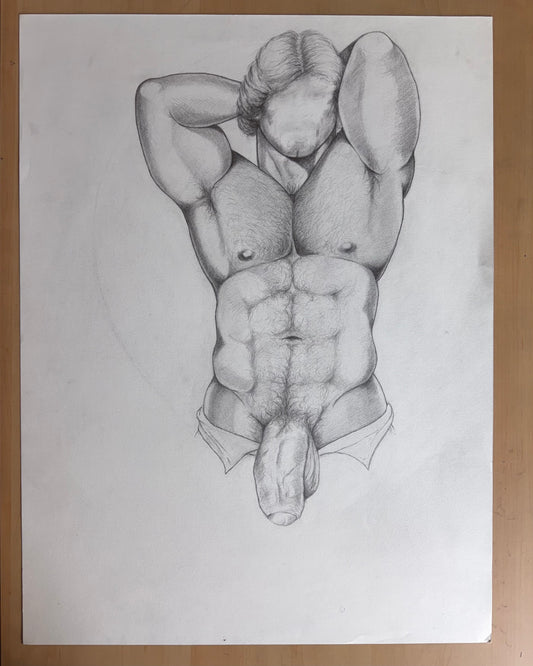 Faceless 1 Original Drawing