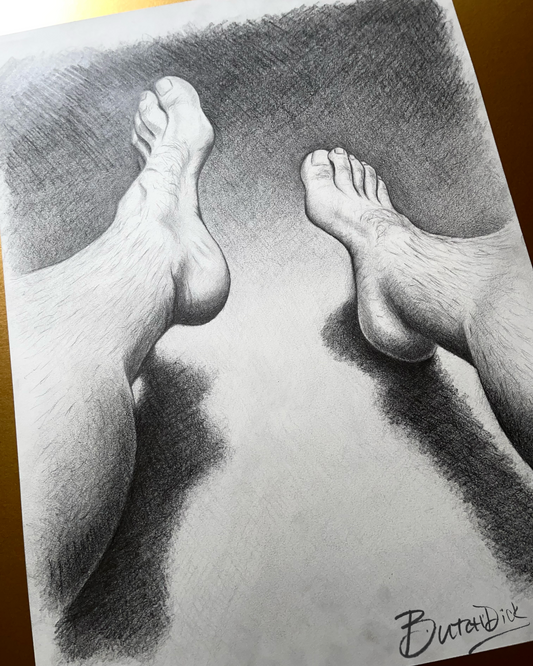 Floating Original Drawing