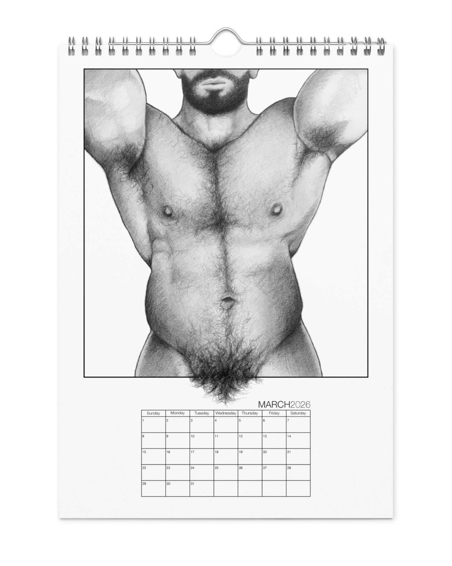 ButchDick 2026 Wall Calendar