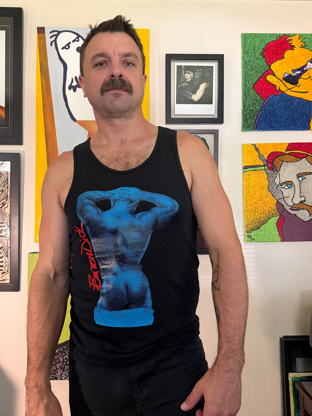 Blue Bum Tank Top