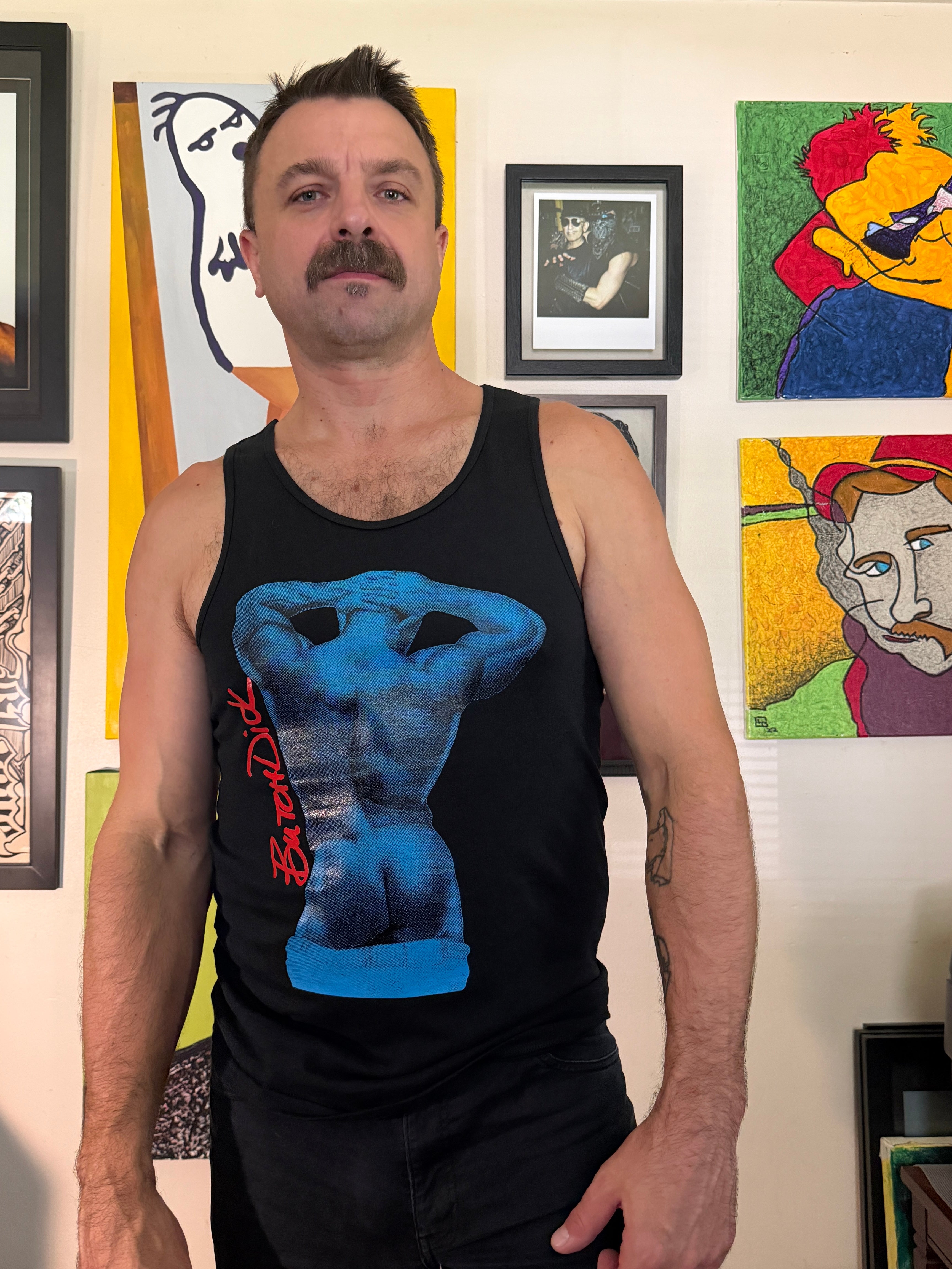 Blue Bum Tank Top