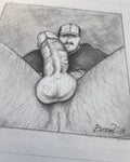 Big Steve Original Drawing