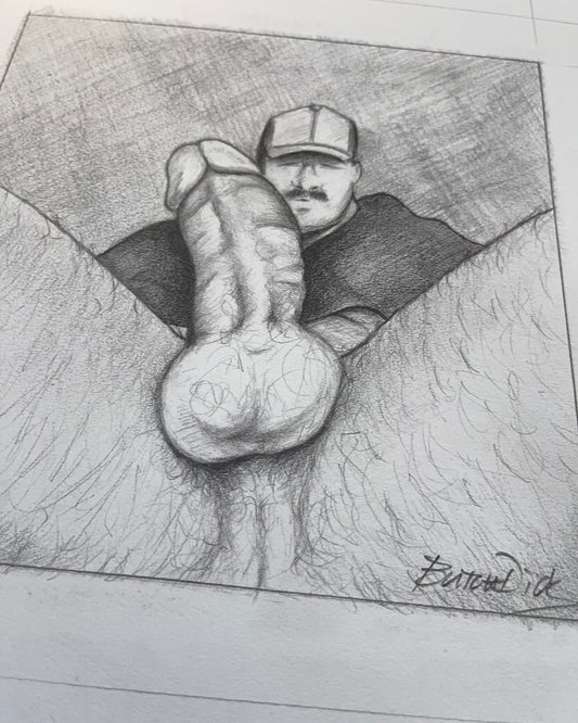 Big Steve Original Drawing