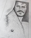Blue Eyes Original Drawing