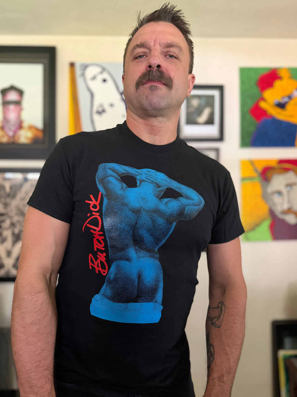 T-shirt « Cul bleu »
