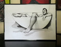 The Bathtub Inkjet Print