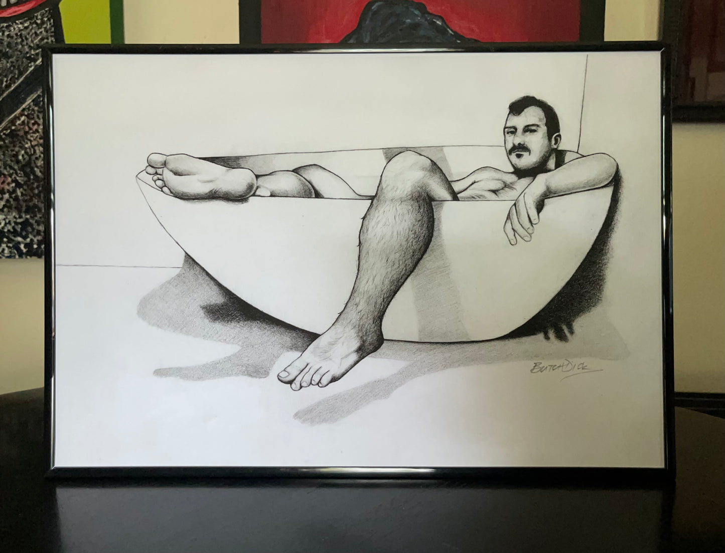 The Bathtub Inkjet Print
