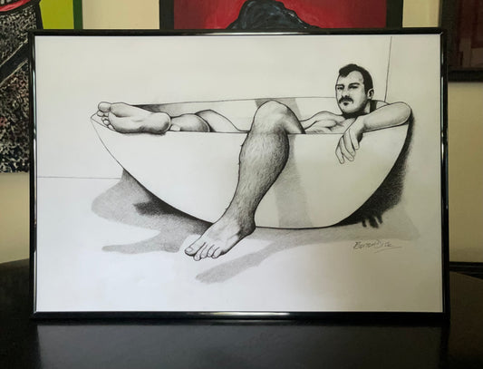 The Bathtub Inkjet Print