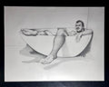 The Bathtub Original Drawing
