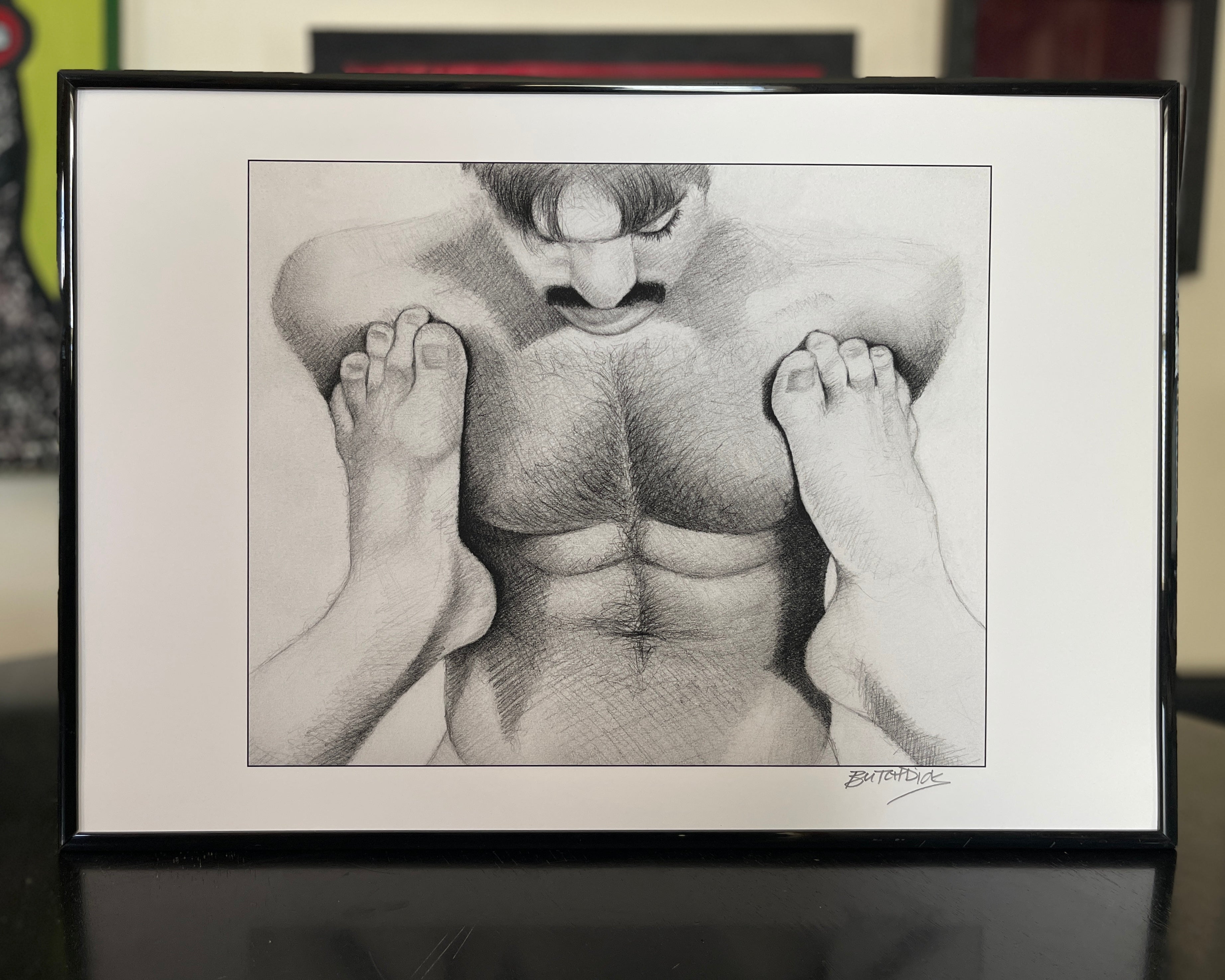 Footrest Inkjet Print