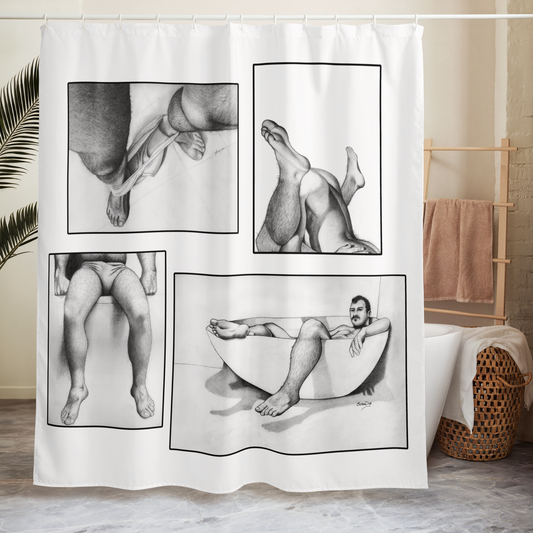 Collage Shower curtain