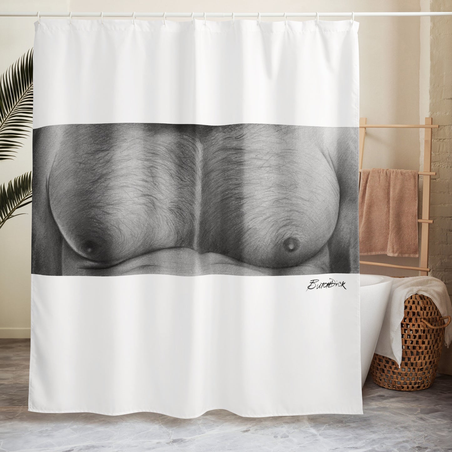 Dirty Pillows Shower Curtain