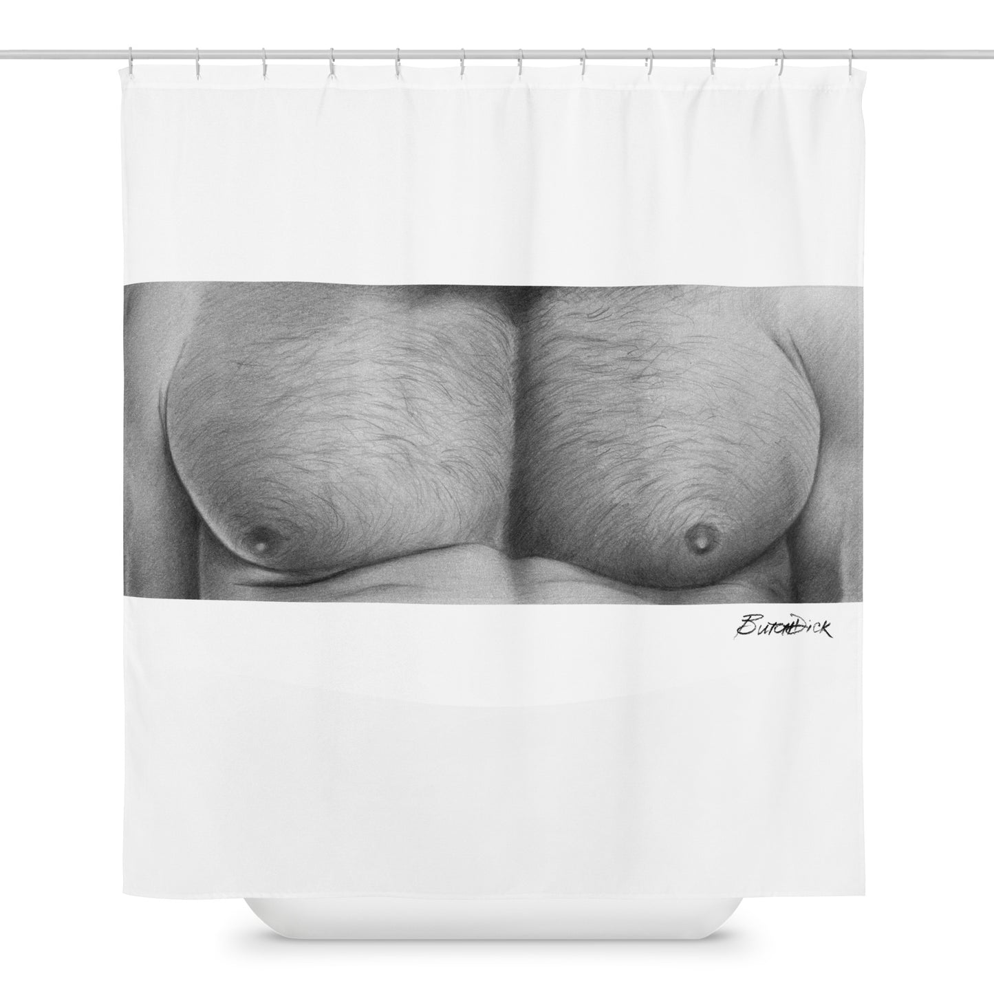Dirty Pillows Shower Curtain