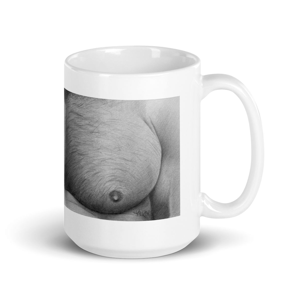 Dirty Pillows White Glossy Mug