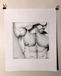 The Shy Man Original Drawing
