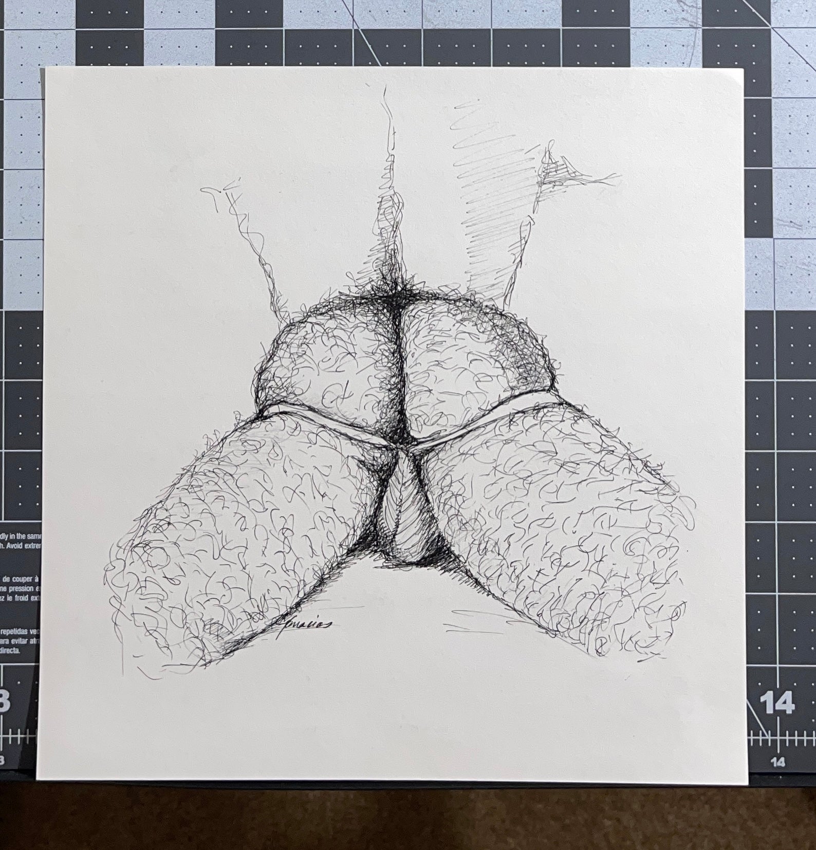 BUBBLE Original Pen Drawing