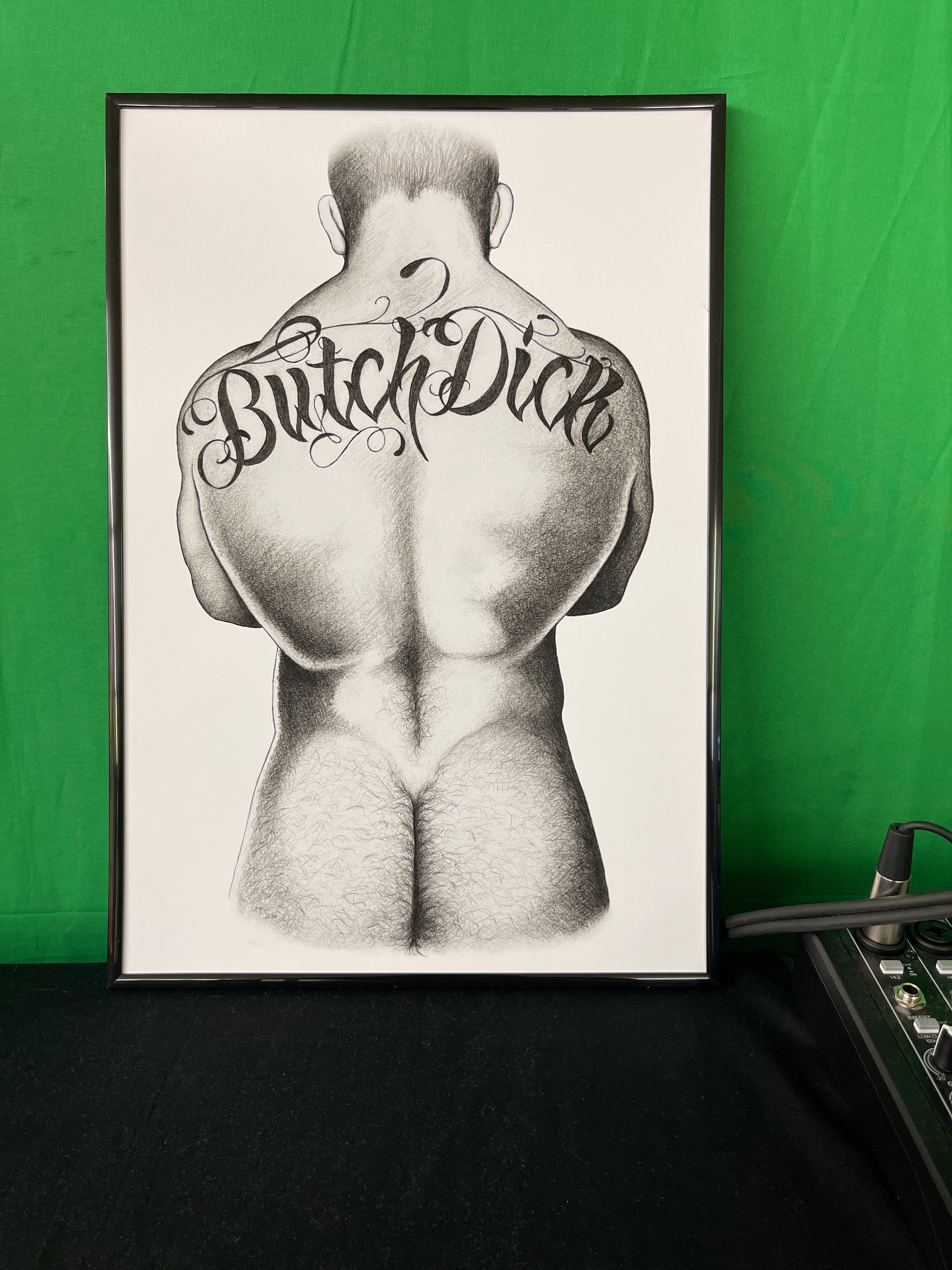 Arse Inkjet Print